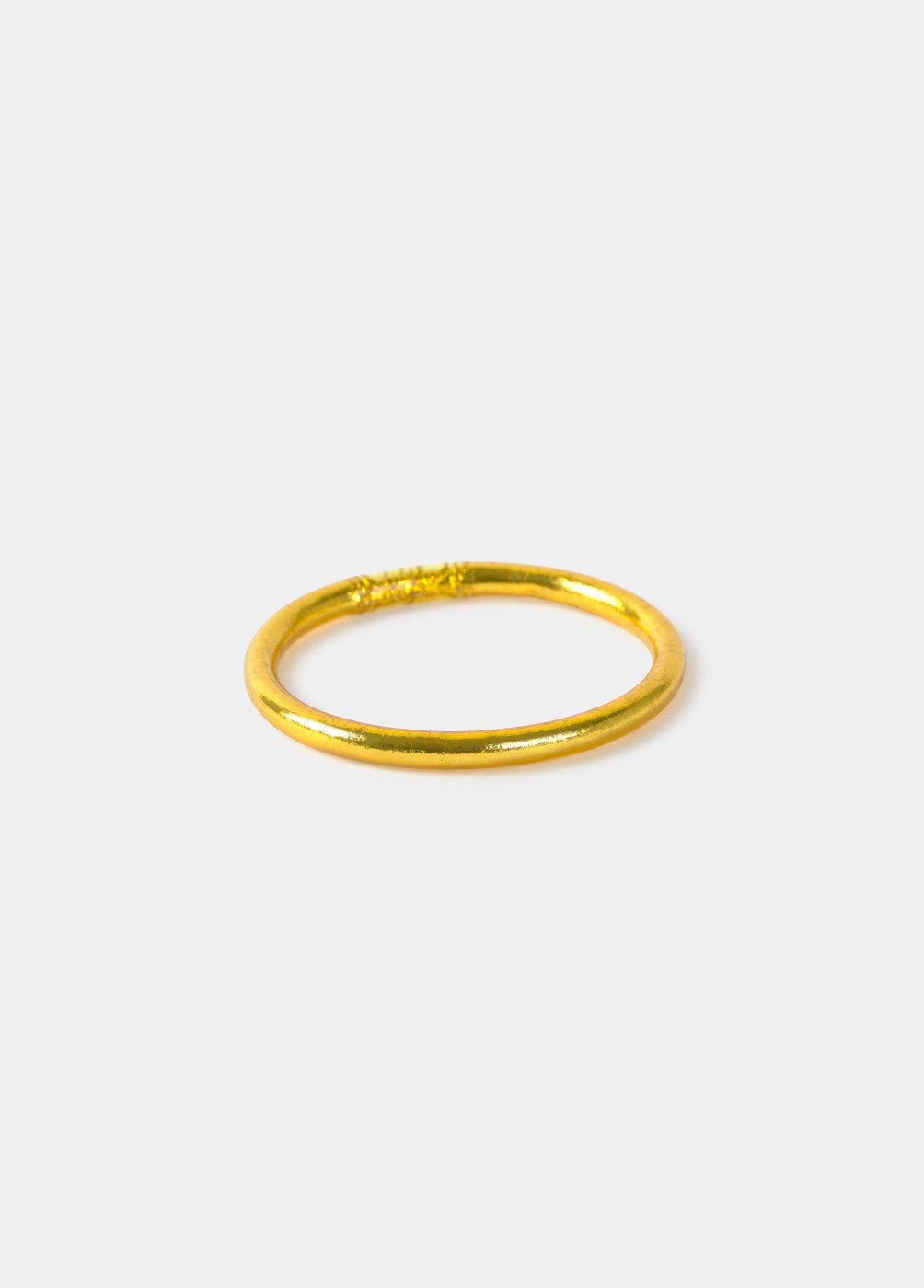 Pulsera pan de oro lisa