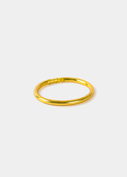 Pulsera pan de oro lisa