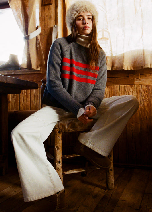 Pantalón cortes relaxed