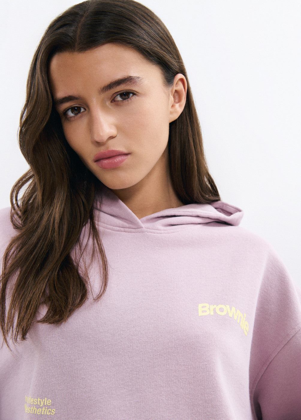 Sudadera alas capucha rosa