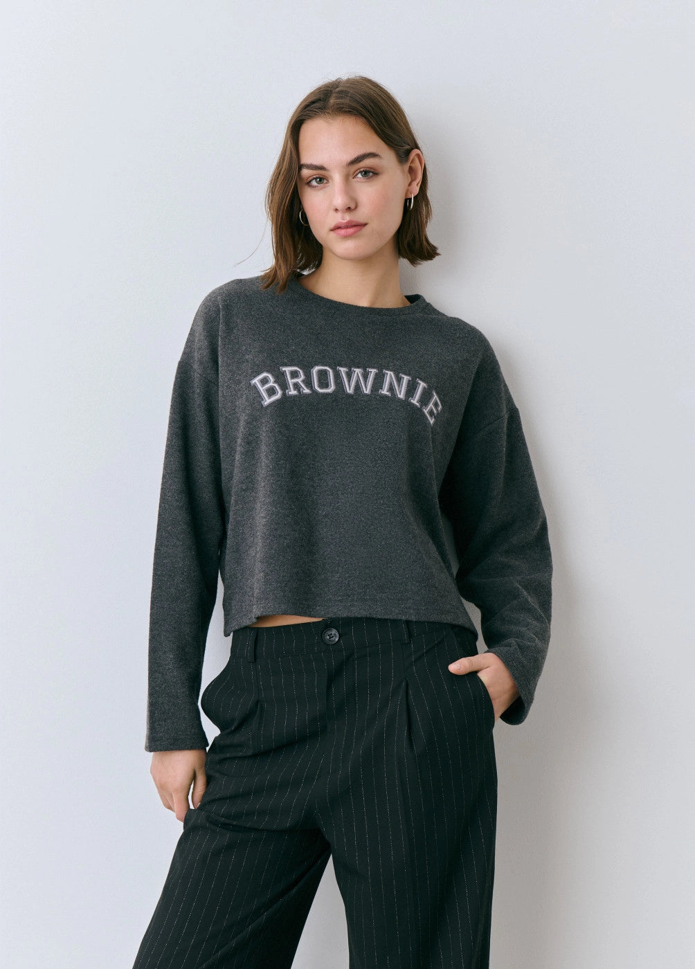 Sudadera bordado brownie