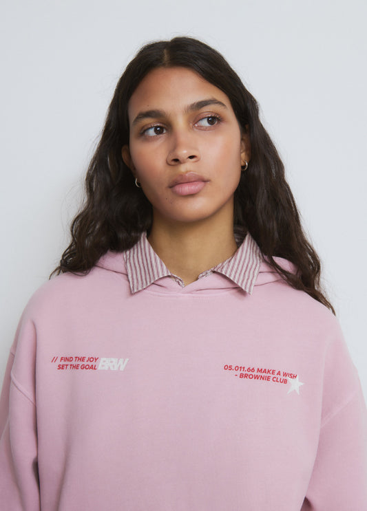 Sudadera capucha texto