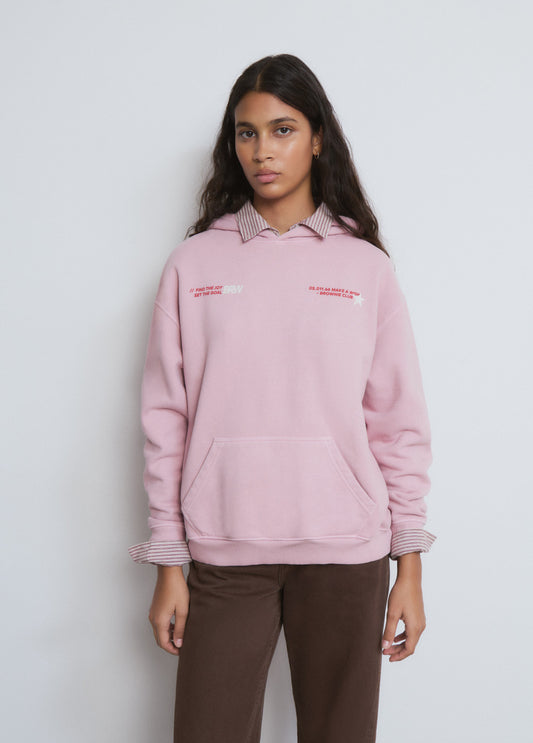 Sudadera capucha texto