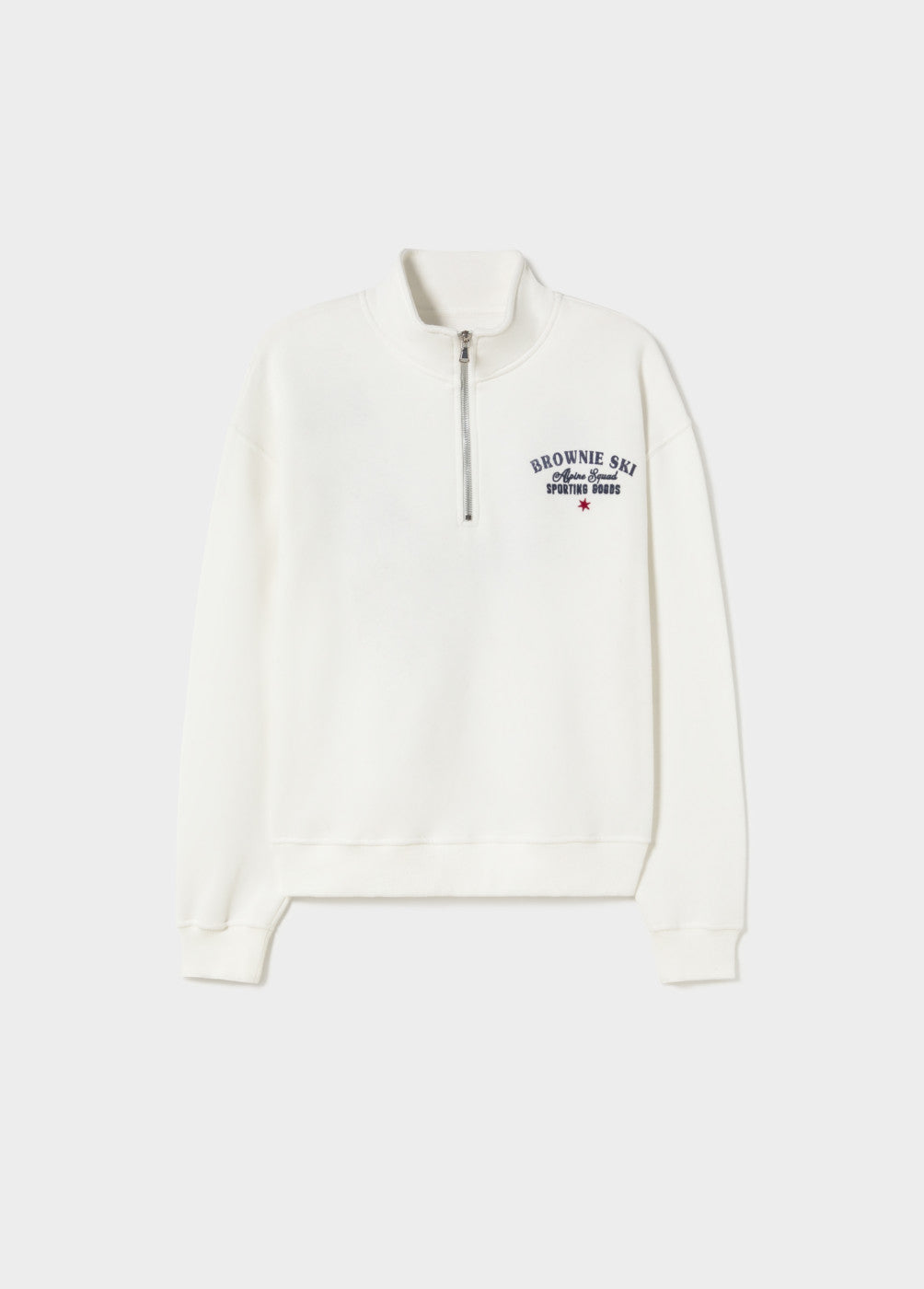 Sudadera logo texto crudo