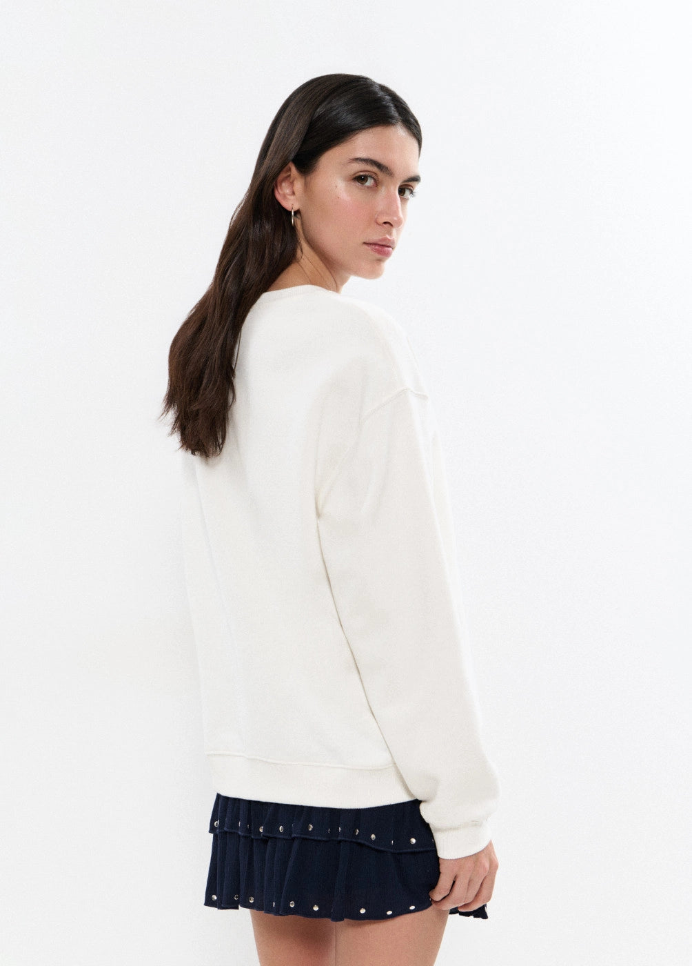 Sudadera print perrita tenista