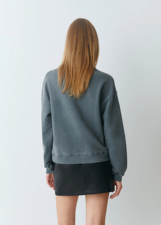 Sudadera print posicional estrella