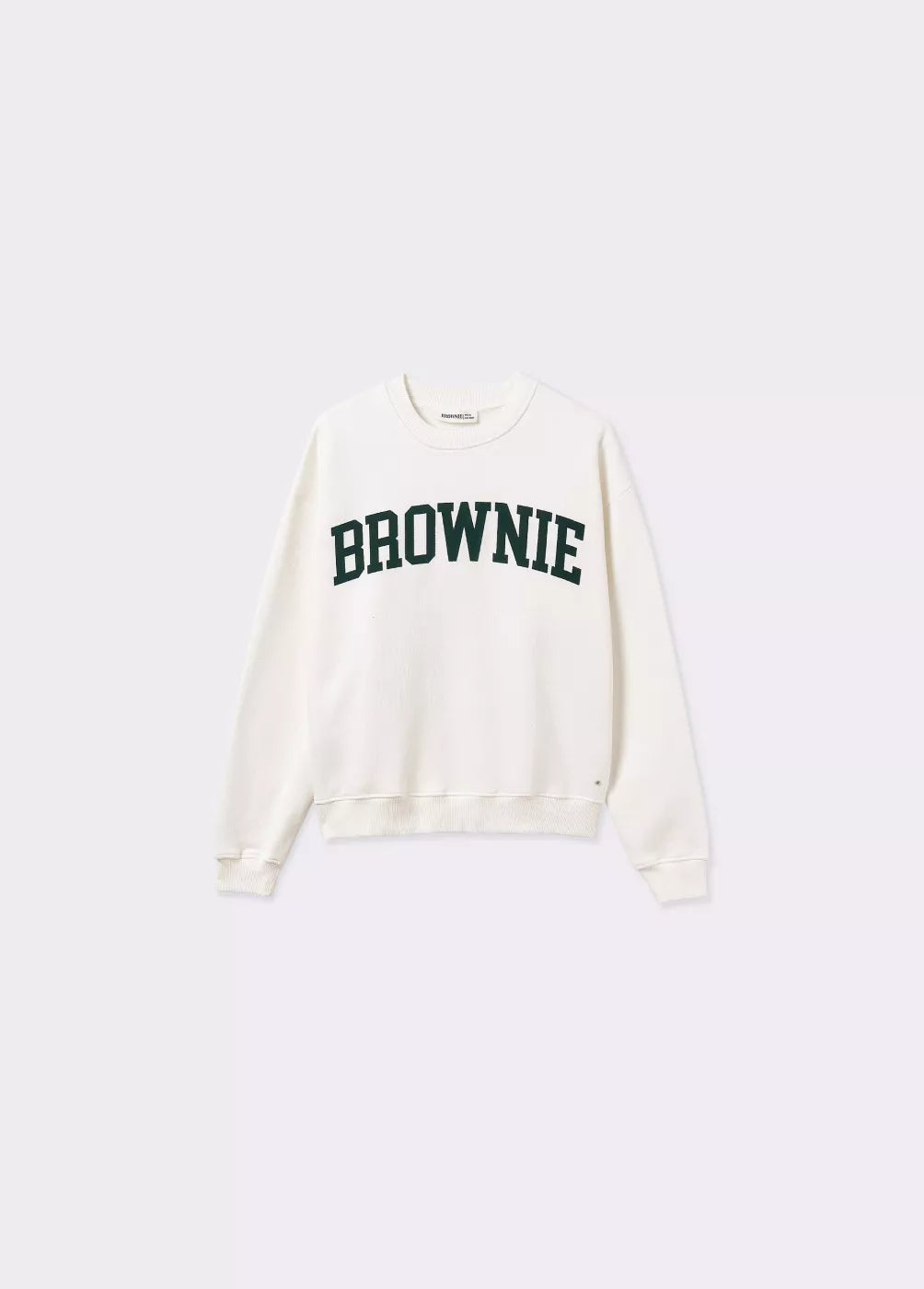 Sudadera texto brownie