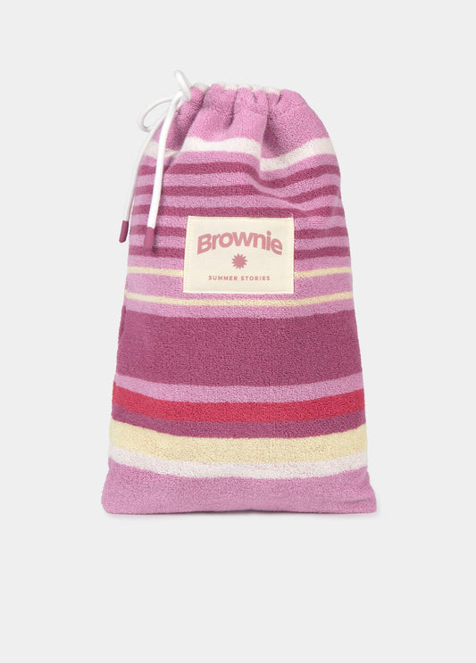 Toalla rallas brownie