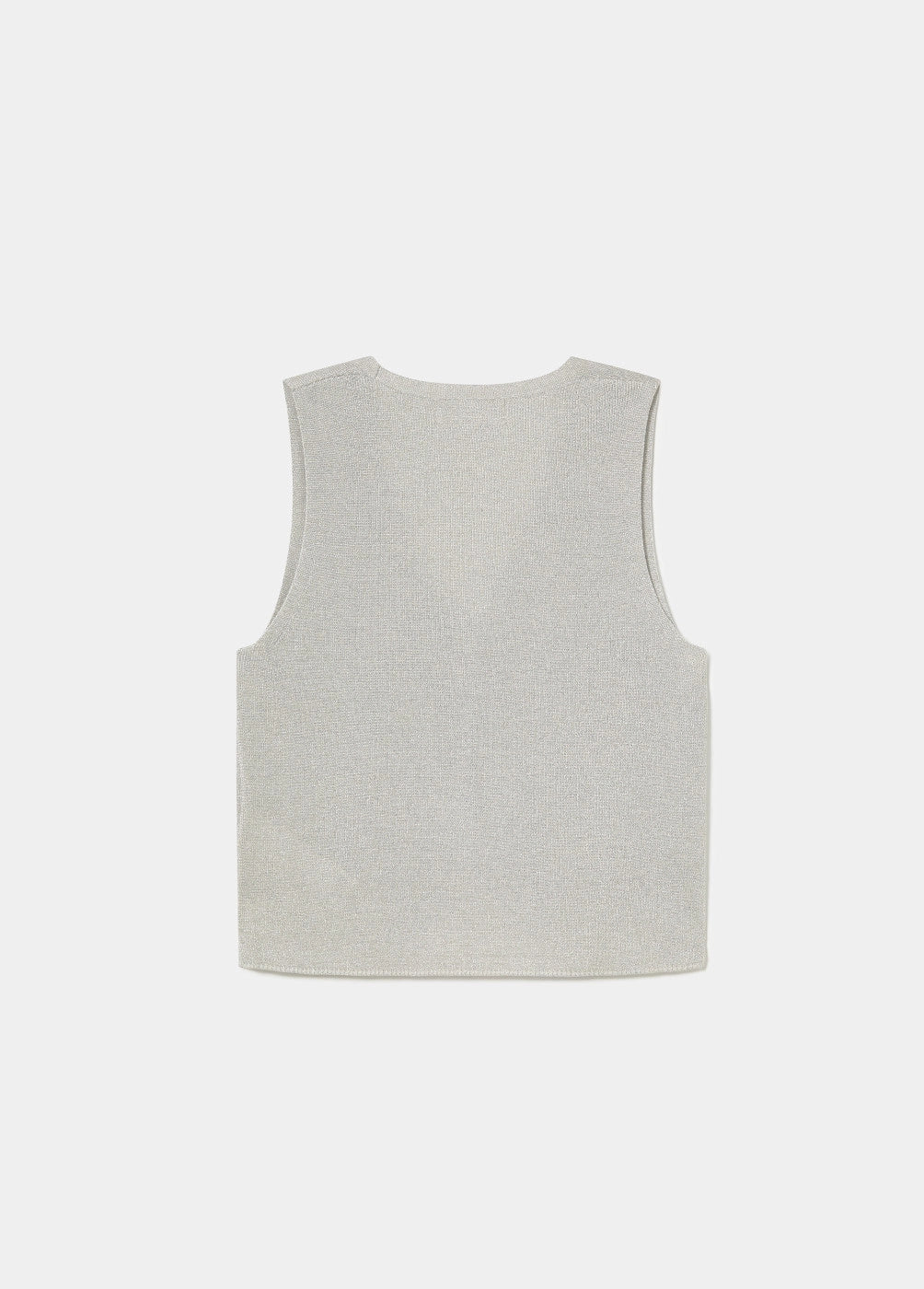 Top chaleco botones