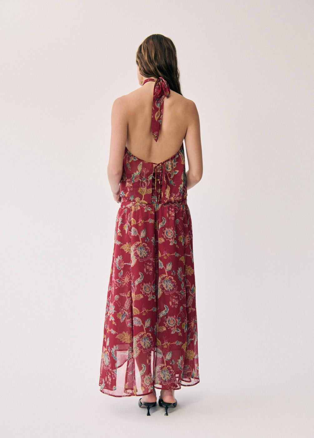 Top choker estampado