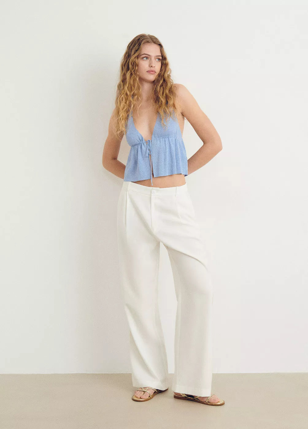 Top halter cortina