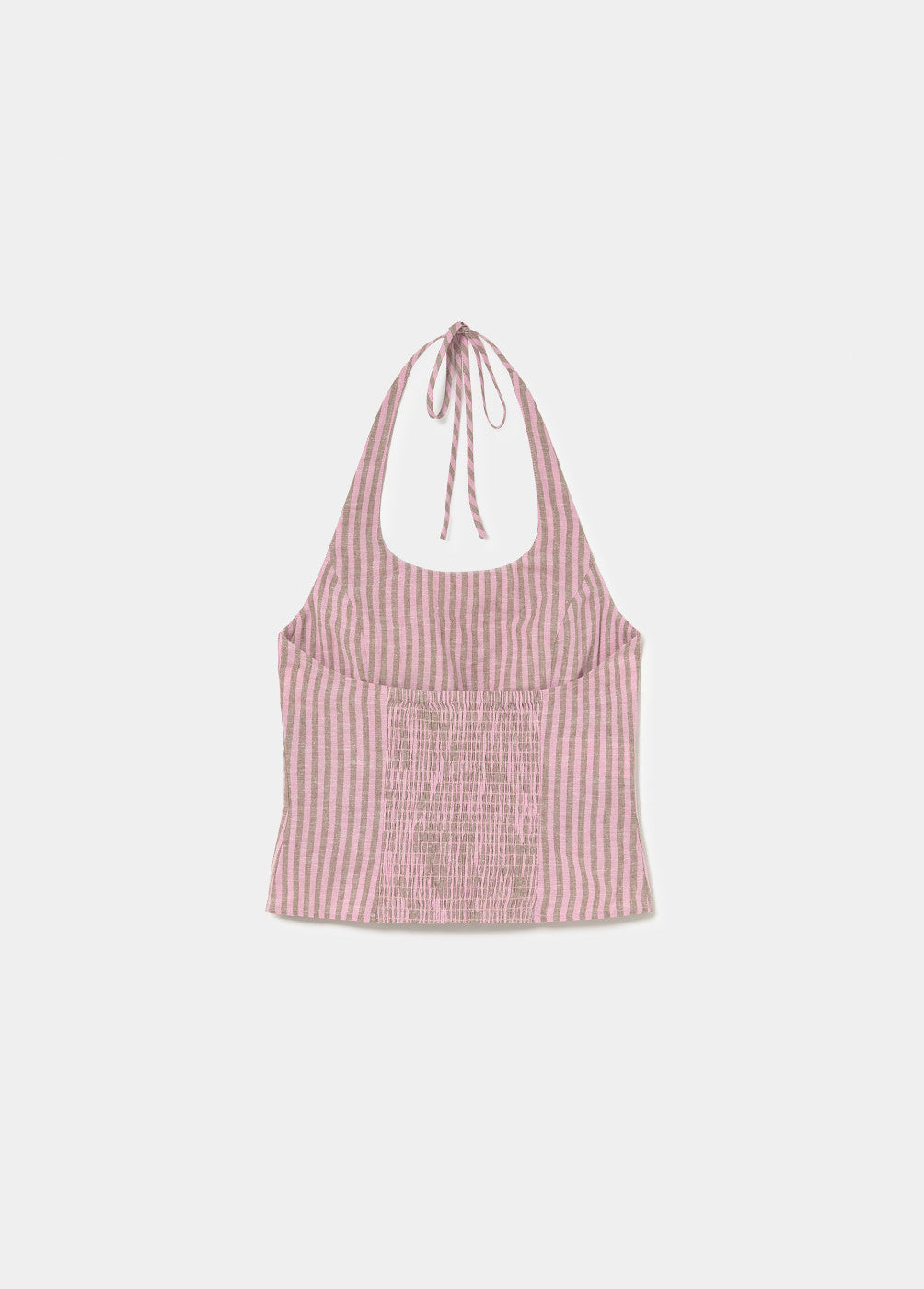 Top halter rayas