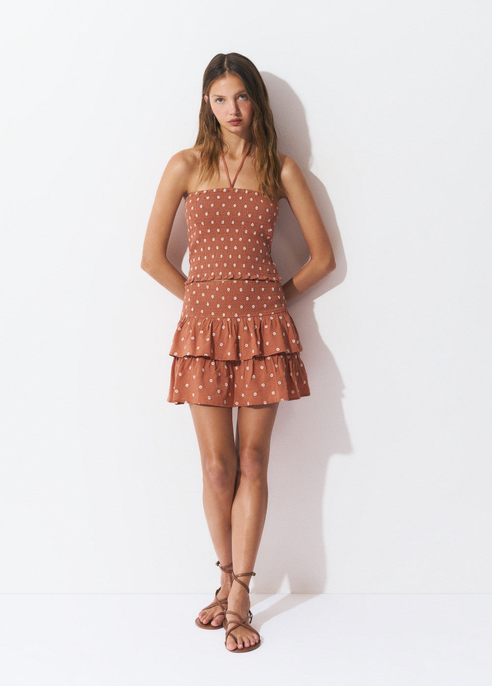 Top smock detalle bordado