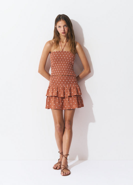 Top smock detalle bordado