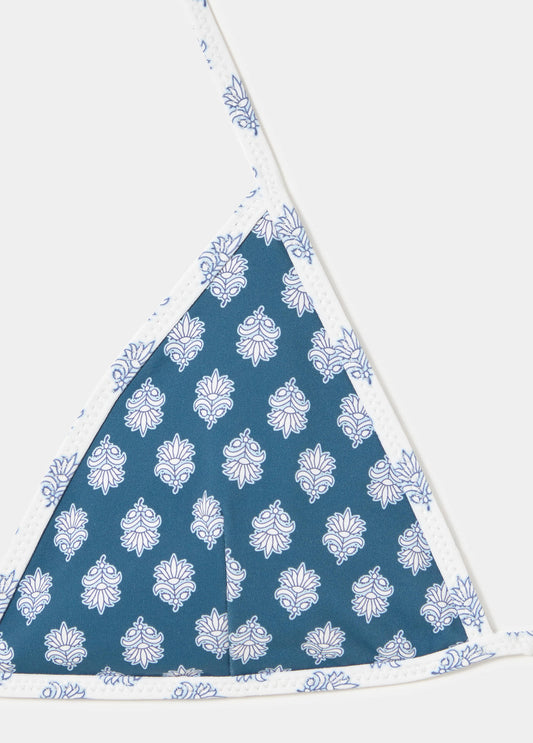 Top triangular reversible estamp