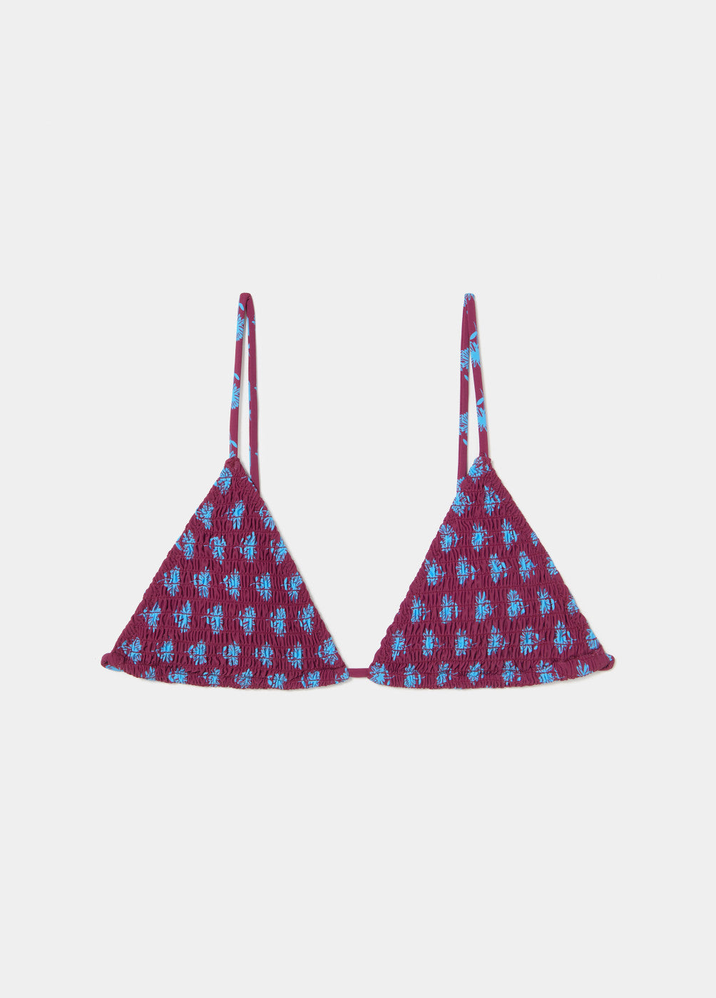 Top triangular smock estampado