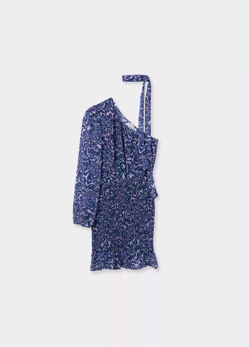 Vestido asimétrico choker