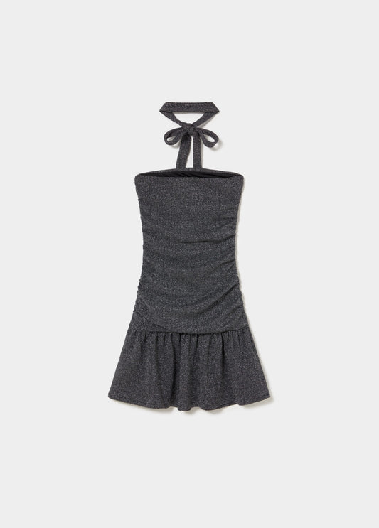 Vestido corto lurex