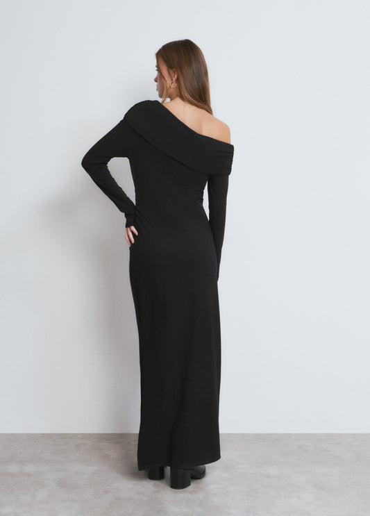 Vestido midi eyelets