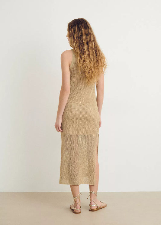 Vestido largo halter