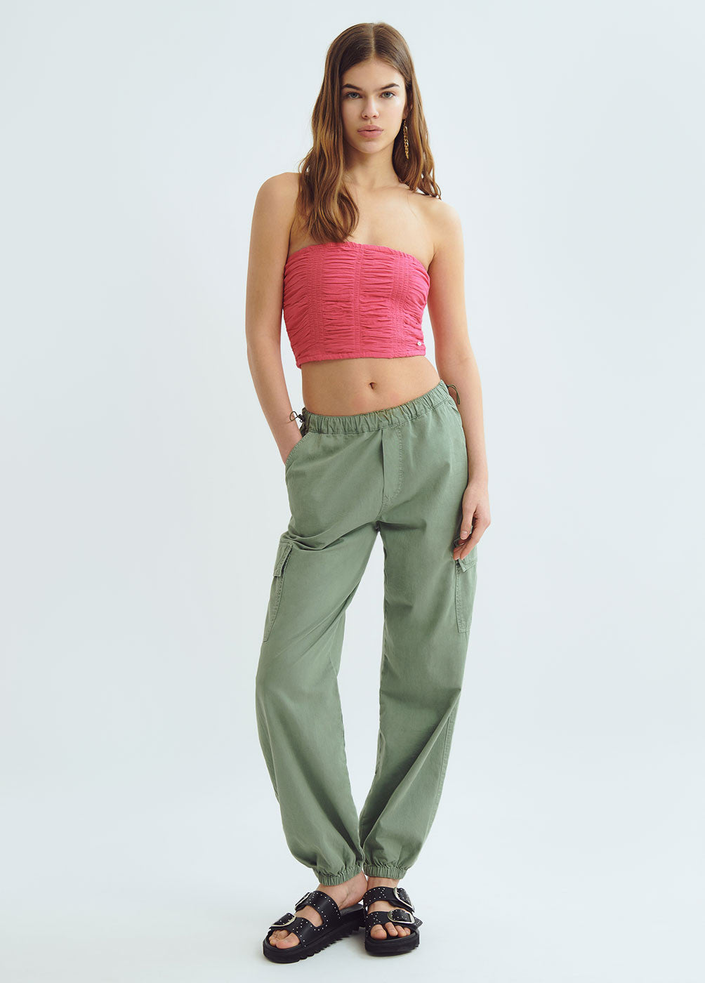 Bandeau fruncido