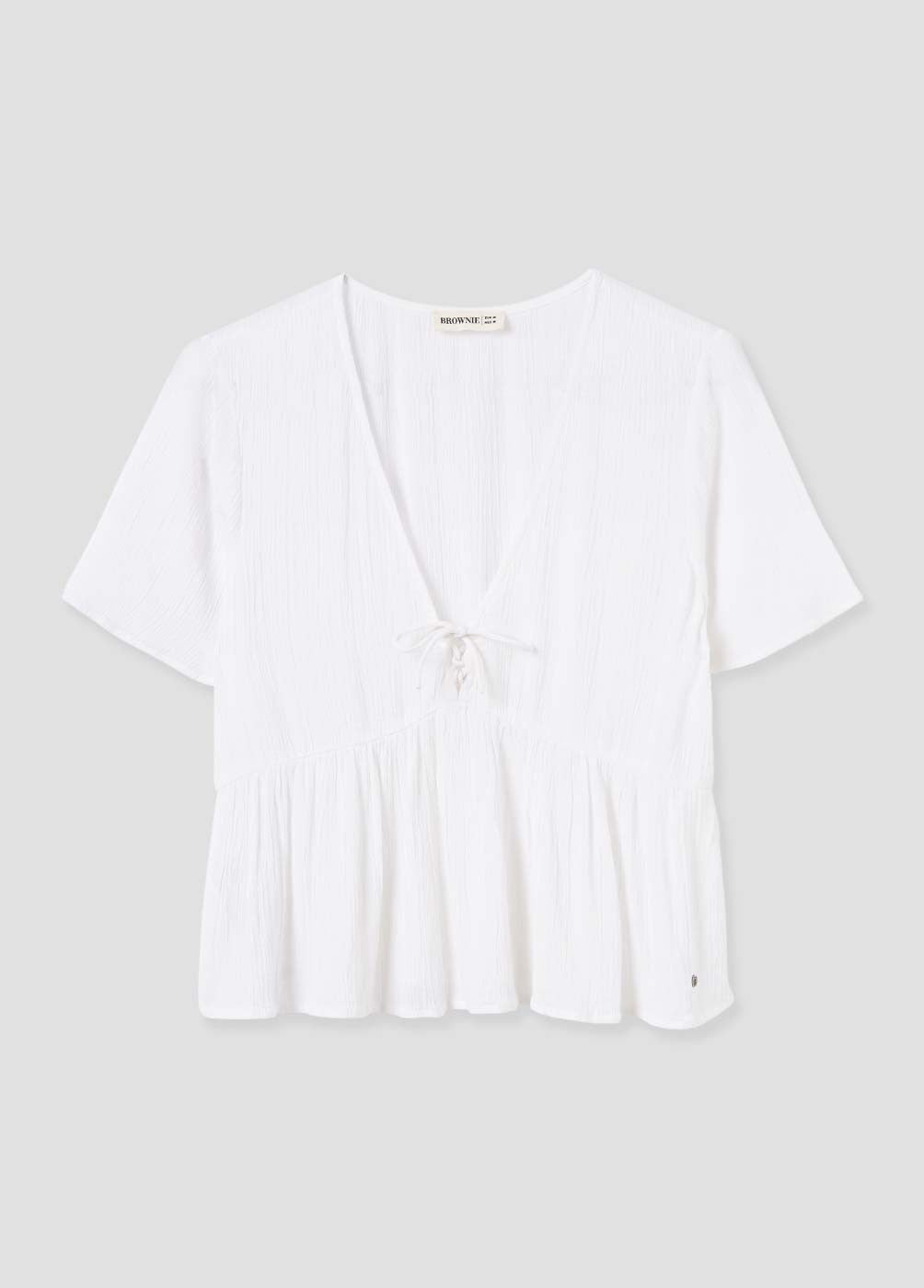 Blusa gomas manga raglan
