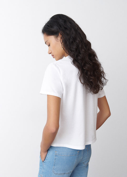 Camiseta cuello redondo básico