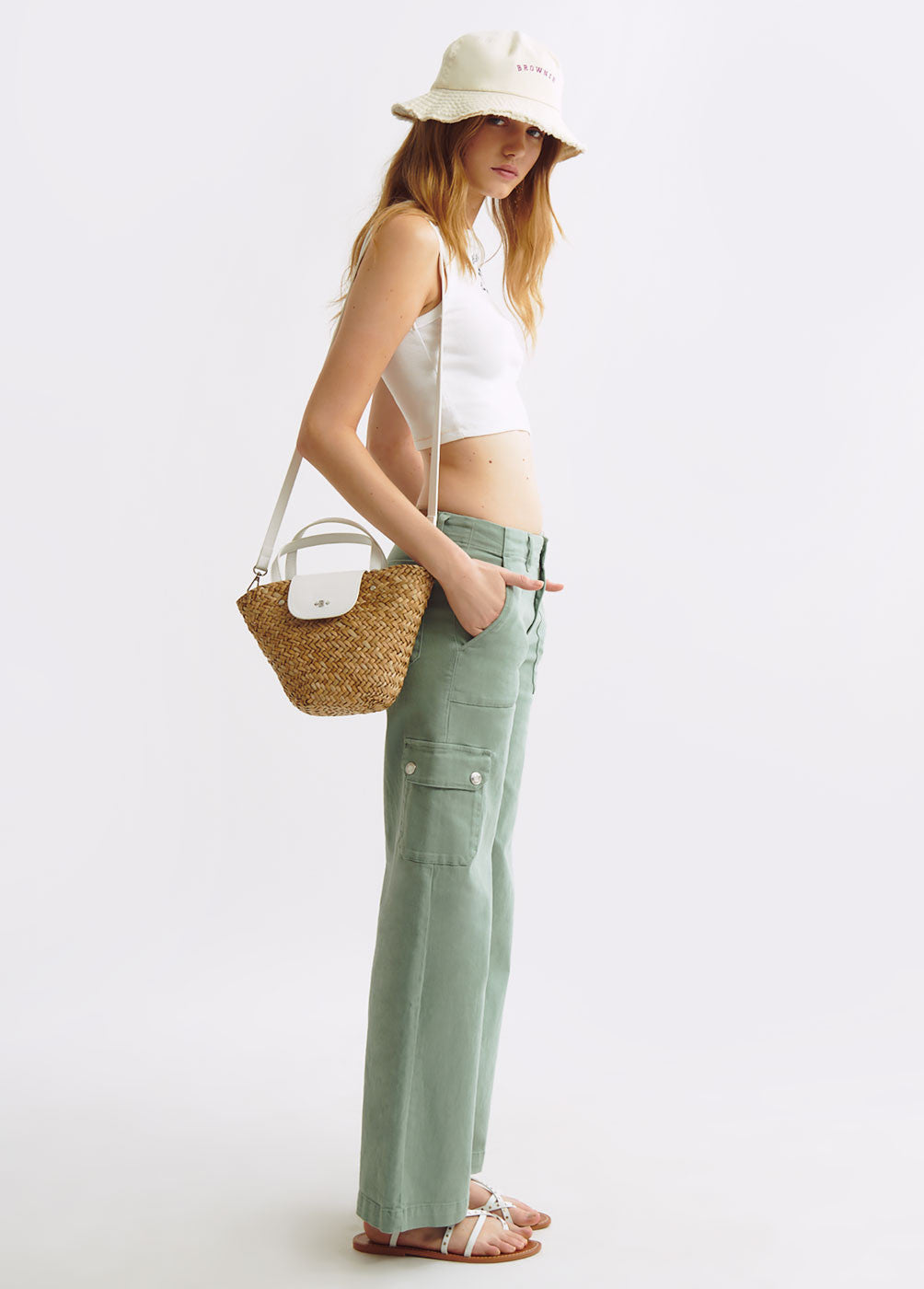 Pantalón culotte cargo